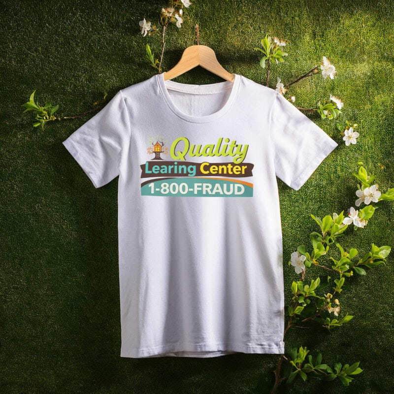 Quality Learning Center 1-800-Fraud Shirt
