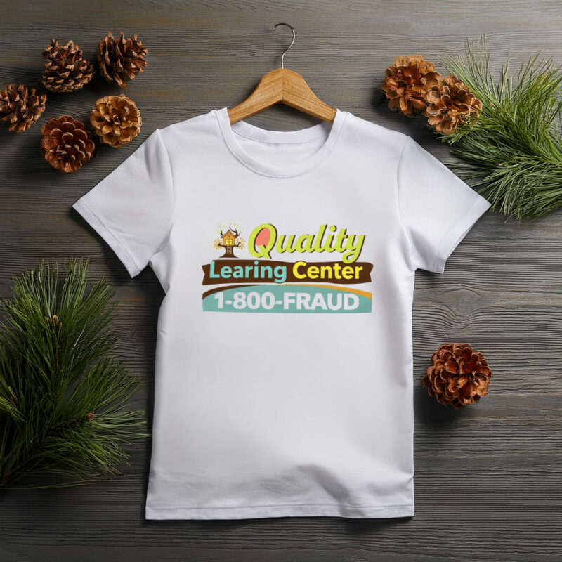 Quality Learning Center 1-800-Fraud Shirt