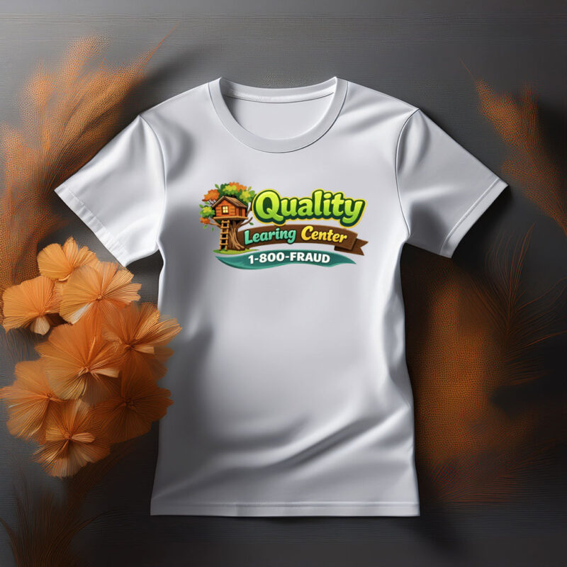 Quality Learning Center 1-800-Fraud Shirt