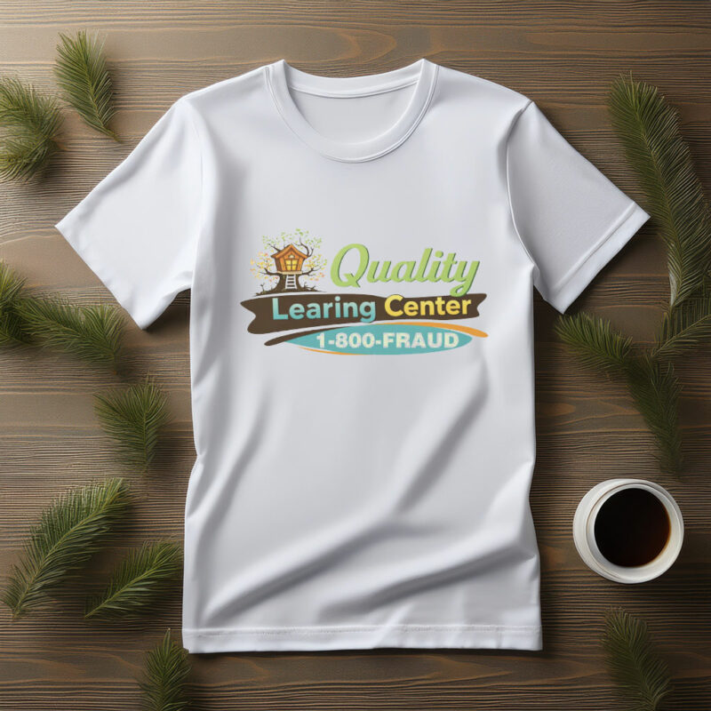 Quality Learning Center 1-800-Fraud Shirt
