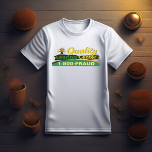 Quality Learning Center 1-800-Fraud T-Shirt