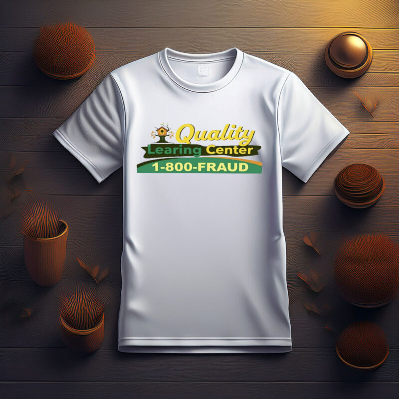 Quality Learning Center 1-800-Fraud T-Shirt