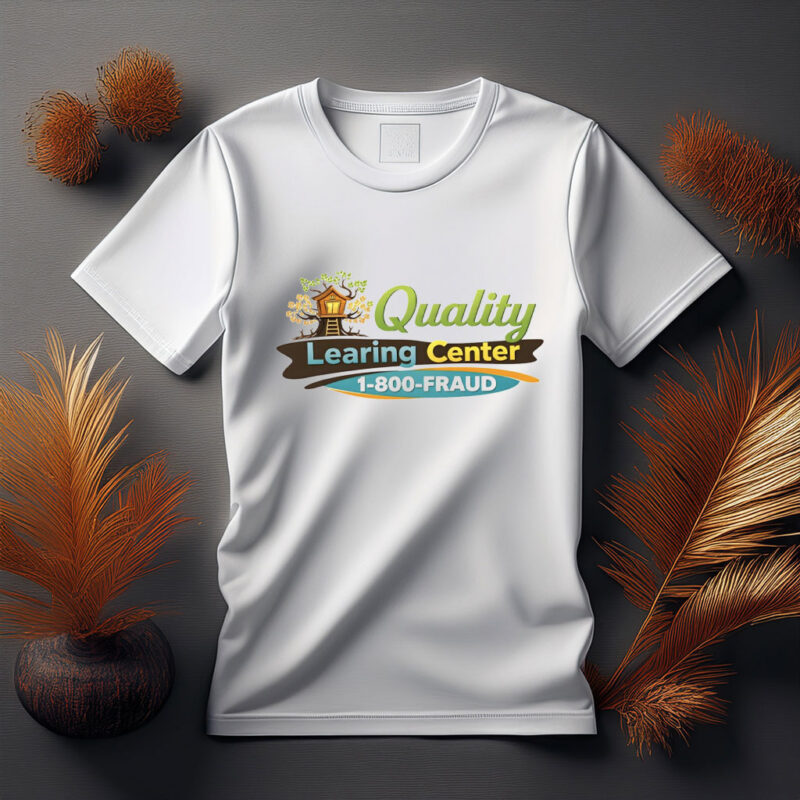 Quality Learning Center 1-800-Fraud Tee