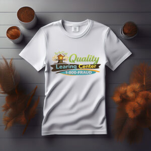 Quality Learning Center 1-800-Fraud Tee
