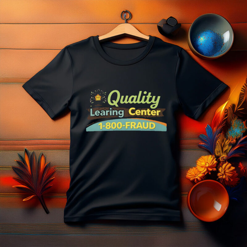Quality Learning Center 1-800-Fraud Tee