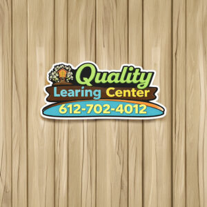 Quality Learning Center 612-702-4012 Sticker