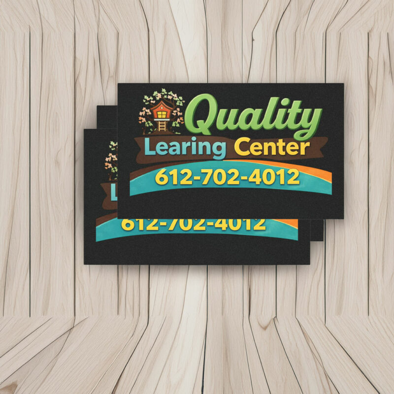 Quality Learning Center Logo Sticker