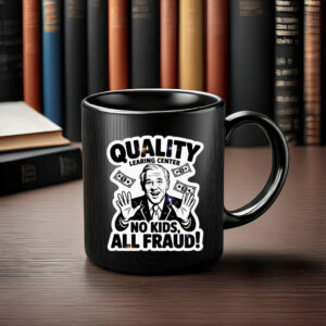 Quality Learning Center “No Kids, All Fraud” Mug