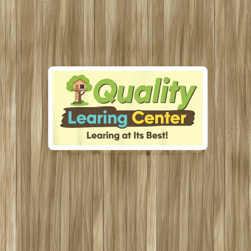 Quality Learning Center “No Kids, All Fraud” Sticker