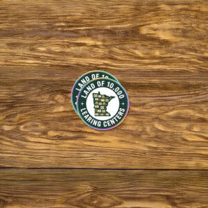 Land of 10,000 Learning Centers Funny State Sticker